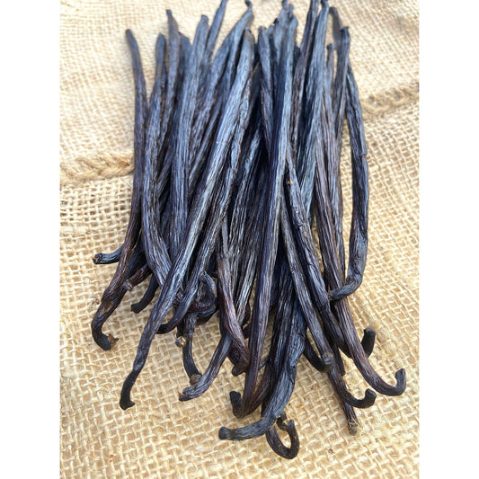 Gousses de Vanille de Papouasie Nouvelle Guinée - 18cm - Variété PAPUA * Notes boisées, goût fumé * - SPICY CANDY®