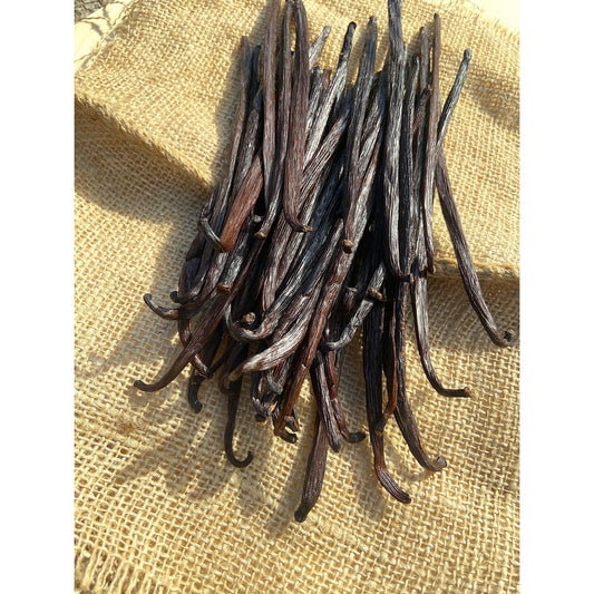 Gousses de Vanille d'Indonésie - 18cm - Variété JAVA * Notes caramélisées, goût fruité * - SPICY CANDY®