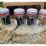 Coffret Black and White - Poivre Banasura, Poivre Jam Bio, Poivre Blanc, Poivre Tellicherry Bio.