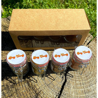Coffret Mélange d'épices Bio - Mélange d'épices Bio pour le fromage, Curry Bio, BBQ Korean, Mélange d'épices Bio pour le poisson.