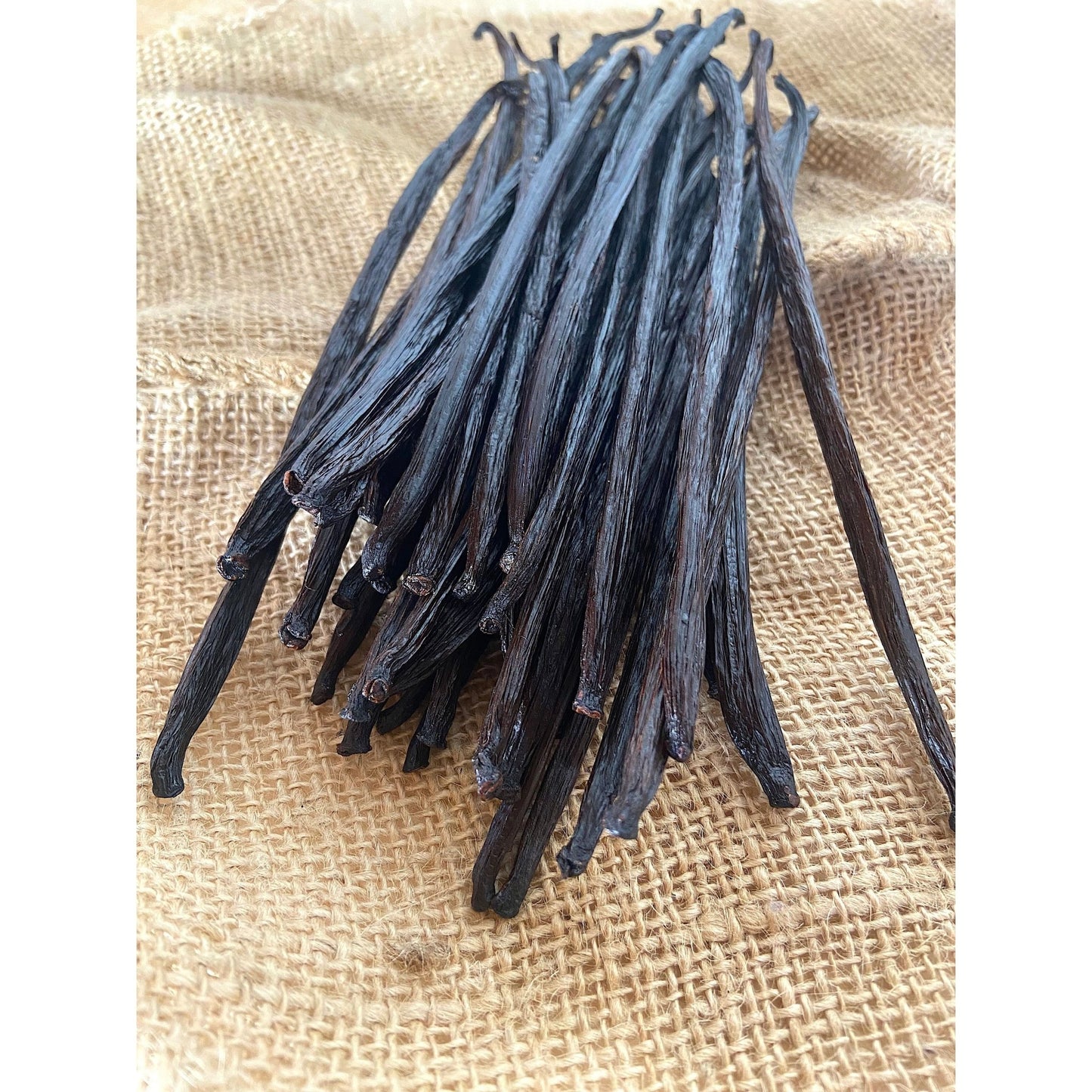 Gousses de Vanille de Papouasie Nouvelle Guinée - 18cm - Variété PAPUA * Notes boisées, goût fumé * - SPICY CANDY®