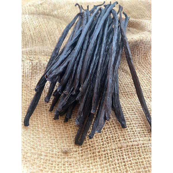 Gousses de Vanille de Papouasie Nouvelle Guinée - 18cm - Variété PAPUA * Notes boisées, goût fumé * - SPICY CANDY®