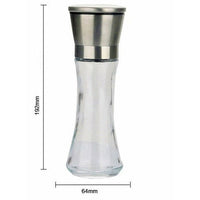 Moulin à épices en verre et acier inoxydable de 19 cm - SPICY CANDY®